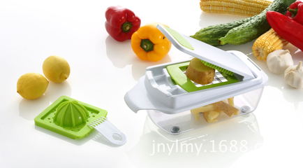 【多功能切菜器B413-D不銹鋼廚具用品多種規格刀片logo定制】價格,廠家,圖片,其他廚房小工具,濟南優景貿易-